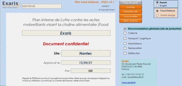 Le PFD Exaris s'largit  la Sret
